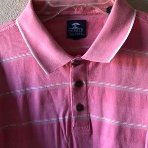 3 button polo by Pebble Beach